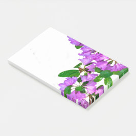 Elegante roze bloemen roze azalea's roze bloemen post-it® notes