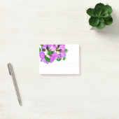 Elegante roze bloemen roze azalea's roze bloemen post-it® notes (Kantoor)
