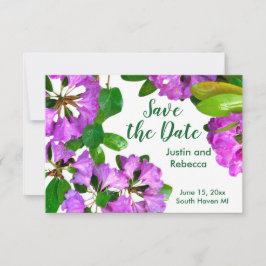 Elegante roze bloemen roze azalea's roze bloemen save the date