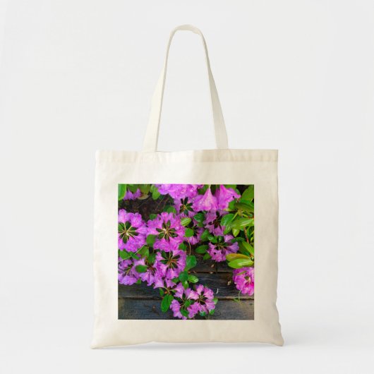 Elegante roze bloemen roze azalea's roze bloemen tote bag (Voorkant)