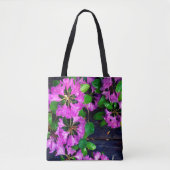 Elegante roze bloemen roze azalea's roze bloemen tote bag (Voorkant)