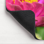 Elegante roze bloemen roze bloem schattige hommel  muismat (Hoek)