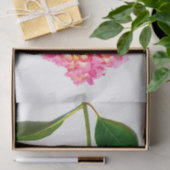 Elegante roze bloemen roze hortensia tissuepapier (Geschenk)