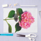 Elegante roze bloemen roze hortensia tissuepapier (Craft)