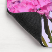 Elegante roze bloemen roze hydraea muismat (Hoek)