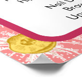 Elegante roze Bloemen Schoonheidssalon Menu Poster (Hoek)