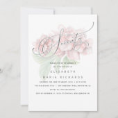 Elegante Roze Bloemen Typografie 70 Verjaardagsfee Kaart (Voorkant)