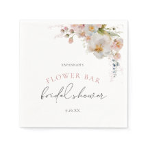 Elegante Roze Bloemenbar Bloemige Bruiloft Borrel