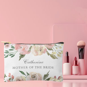 Elegante Roze Bloemige Moeder van de Bruid Etui