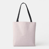 Elegante roze bloemige tote tas voor de moeder van (Achterkant)