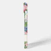 Elegante Roze Bloemige Waterverf Persoonlijk Case-Mate iPhone Case (Achterkant / Links)