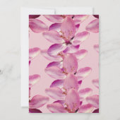 Elegante Roze Bloesem RSVP Fotokaart Kaart (Achterkant)