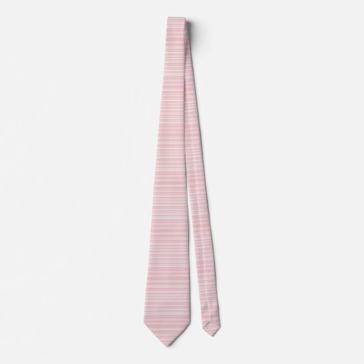 Elegante roze blos en wit stropdas (Voorkant)