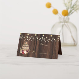 Elegante Roze Blush Bloemen Gouden Lijst Tafelnumm Plaatskaartje