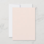 Elegante Roze Blush Romantische Landelijke Stijl Save The Date (Achterkant)