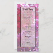 Elegante roze boho bloemen hortensia's (Achterkant)