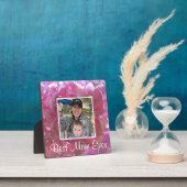 Elegante roze boho bloemen hortensia's fotoplaat (Insitu)