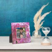 Elegante roze boho bloemen hortensia's fotoplaat (Insitu)