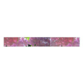 Elegante roze boho bloemen hortensia's grosgrain lint (Voorkant)