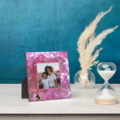 Elegante roze boho bloemen hydrangea's fotoplaat (Insitu)