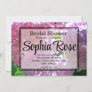 Elegante roze boho bloemen vrijgezellenfeest kaart