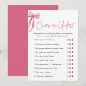 Elegante roze boog over of onder Vrijgezellenfeest Kaart (Voorkant / Achterkant)