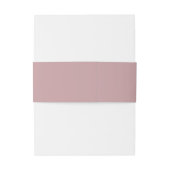 Elegante Roze Botanisch Uitnodigingen Wikkel (Achterkant Voorbeeld)