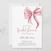 Elegante Roze Bow Girly Vrijgezellenfeest Party