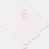 Elegante Roze Bow Ribbon Bevestigingsfeest Bedankdoosjes (Ongevouwen)