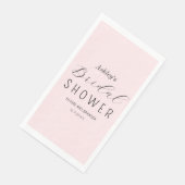 Elegante Roze Bruiloftfeest  Servet (Hoek)