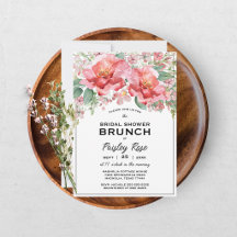 Elegante Roze Bruiloftsdouche met Bloemen