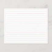 Elegante Roze Calligraphy Bruidsdouche Receptkaart (Achterkant)