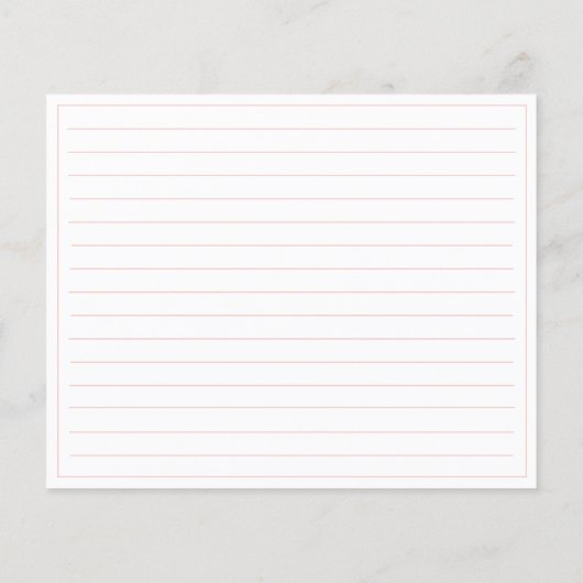 Elegante Roze Calligraphy Bruidsdouche Receptkaart (Achterkant)