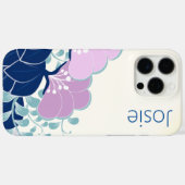 Elegante roze camelia's Naam toevoegen Case-Mate iPhone Case (Achterkant (horizontaal))