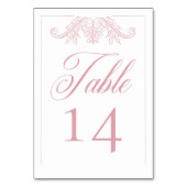 Elegante Roze Chinoiserie Bird Crest Wedding Kaart (Voorkant)