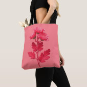 Elegante Roze Chrysanthemum Bloem Tote Bag (Dichtbij)