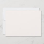 Elegante Roze Coquette Bow Girl Baby shower Foto Kaart (Achterkant)