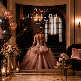Elegante Roze Debut Achtergrond Wandkleed