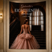 Elegante Roze Debut Achtergrond Wandkleed