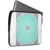 Elegante Roze Diamanten Vlinder Elektronica Tas (Voorkant Rechts)