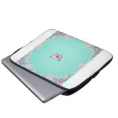 Elegante Roze Diamanten Vlinder Elektronica Tas (Voorkant onderkant)