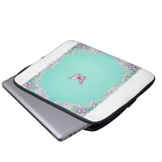 Elegante Roze Diamanten Vlinder Elektronica Tas (Voorkant onderkant)