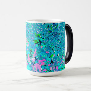 Elegante Roze en Blauwe Limelight Hortensia Magische Mok