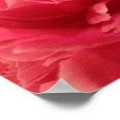 Elegante Roze en Crème Bloemkunst Poster (Hoek)