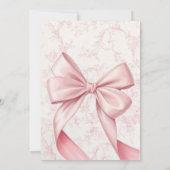 Elegante roze en gouden afstudeerfeest uitnodiging (Achterkant)