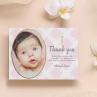 Elegante Roze en Gouden baby meisje foto doop