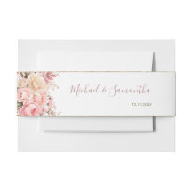 Elegante Roze en Ivoor Kleuren Bruiloft