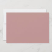 Elegante roze en ivoor Roos Spring Wedding Save The Date (Achterkant)