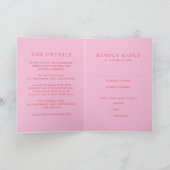 Elegante Roze en Rode Klassieke Bruiloft (Binnen)