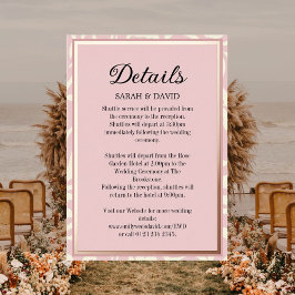 Elegante roze en Roos gouden bruiloft behuizing Folie Uitnodiging